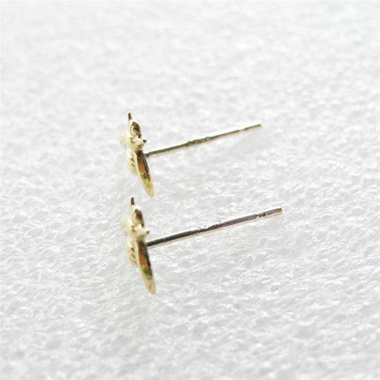 Simple Bee Alloy Plated Women's Stud Earrings