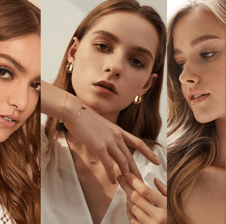 1 Pair Minimalist Water Drop 18K Gold Plated Stainless Steel Earrings