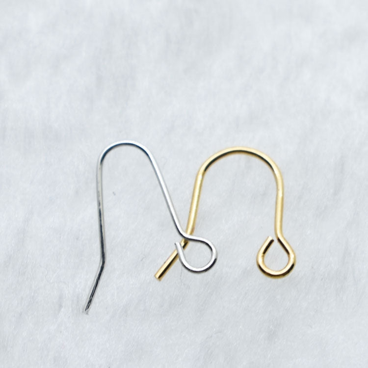 1 Piece Copper Irregular Geometric Hook Earring Findings in Gold/Silver