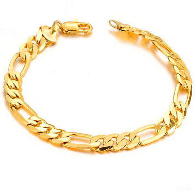 1 Piece Geometric Titanium Steel 18K Gold Plated Unisex Bracelet