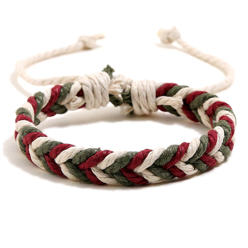 Fashion Colorful Woven Friendship Bracelets & Bangles