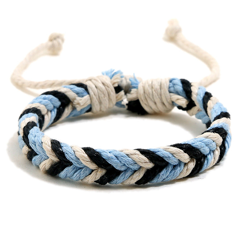 Fashion Colorful Woven Friendship Bracelets & Bangles