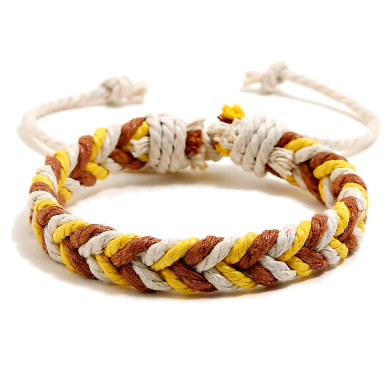 Fashion Colorful Woven Friendship Bracelets & Bangles