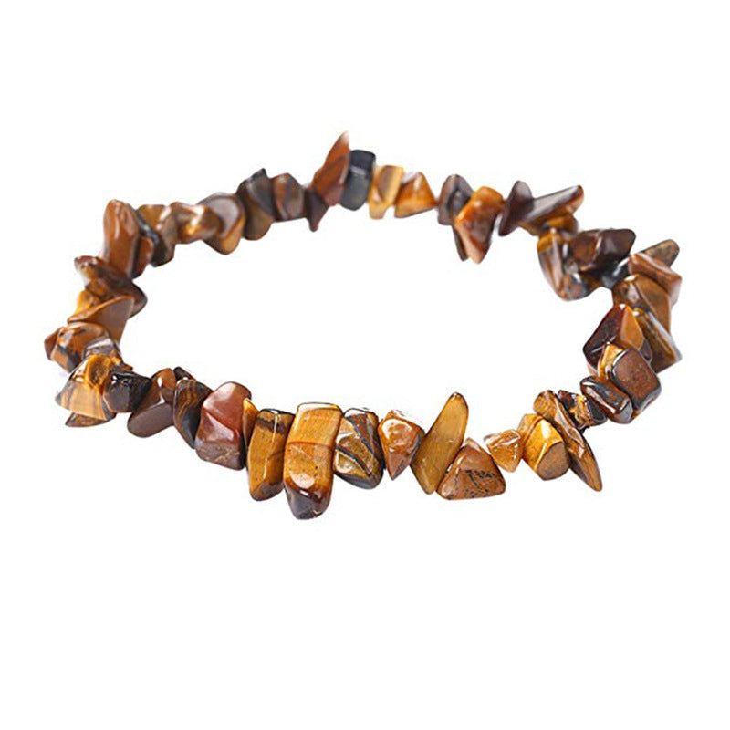 Irregular Crystal Beaded Natural Stone Energy Bracelet