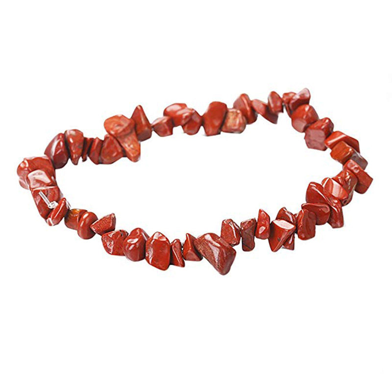 Irregular Crystal Beaded Natural Stone Energy Bracelet