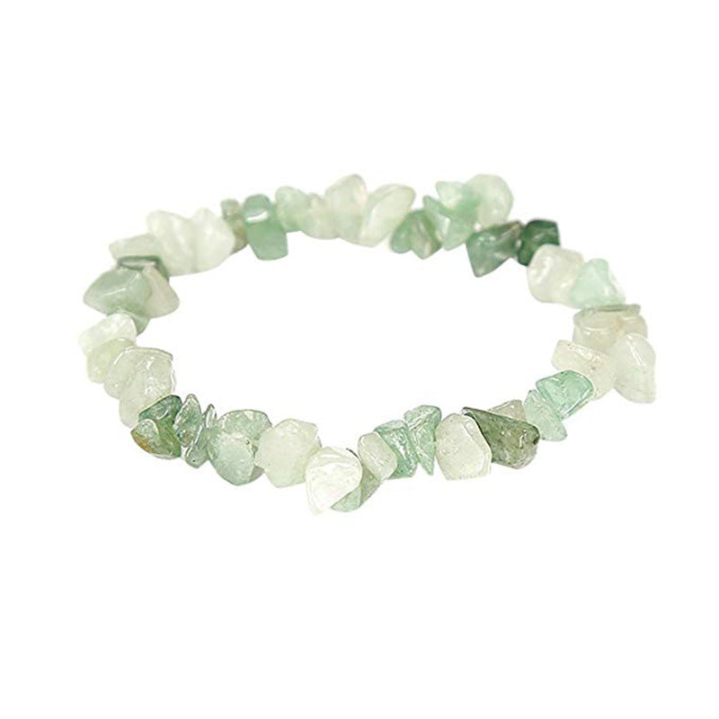 Irregular Crystal Beaded Natural Stone Energy Bracelet