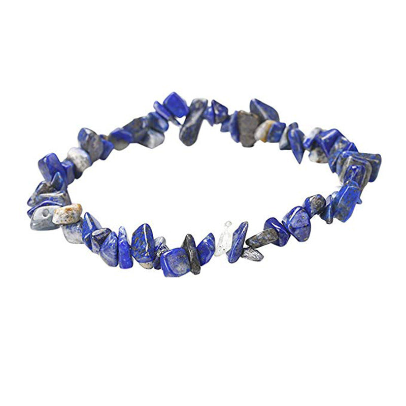 Irregular Crystal Beaded Natural Stone Energy Bracelet