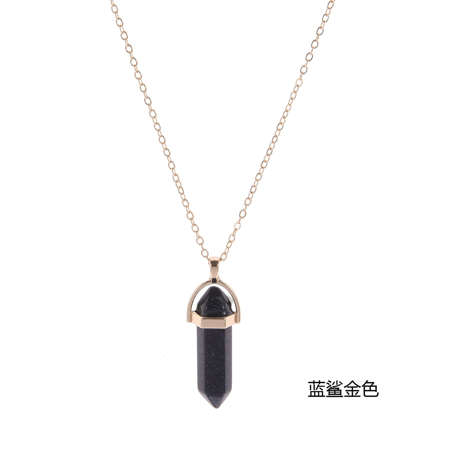 New Fashion Crystal Bullet Pendant Necklace for Men and Women