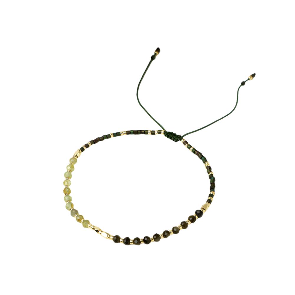 Fashion Bohemian Miyuki Beaded Natural Stone Handmade Bracelet