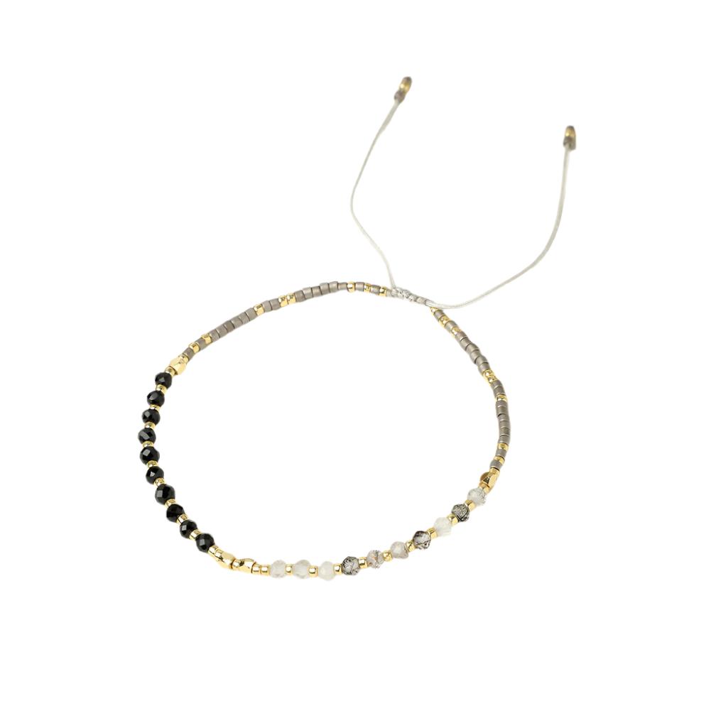 Fashion Bohemian Miyuki Beaded Natural Stone Handmade Bracelet
