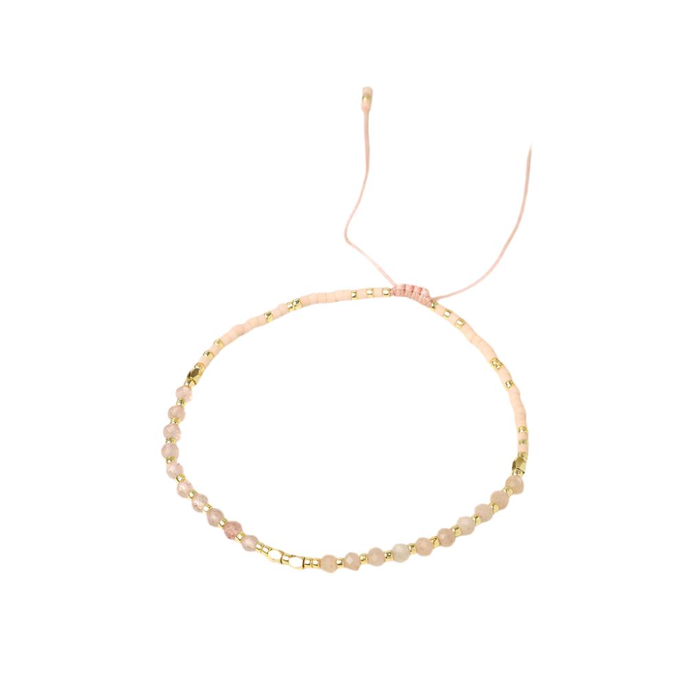 Fashion Bohemian Miyuki Beaded Natural Stone Handmade Bracelet
