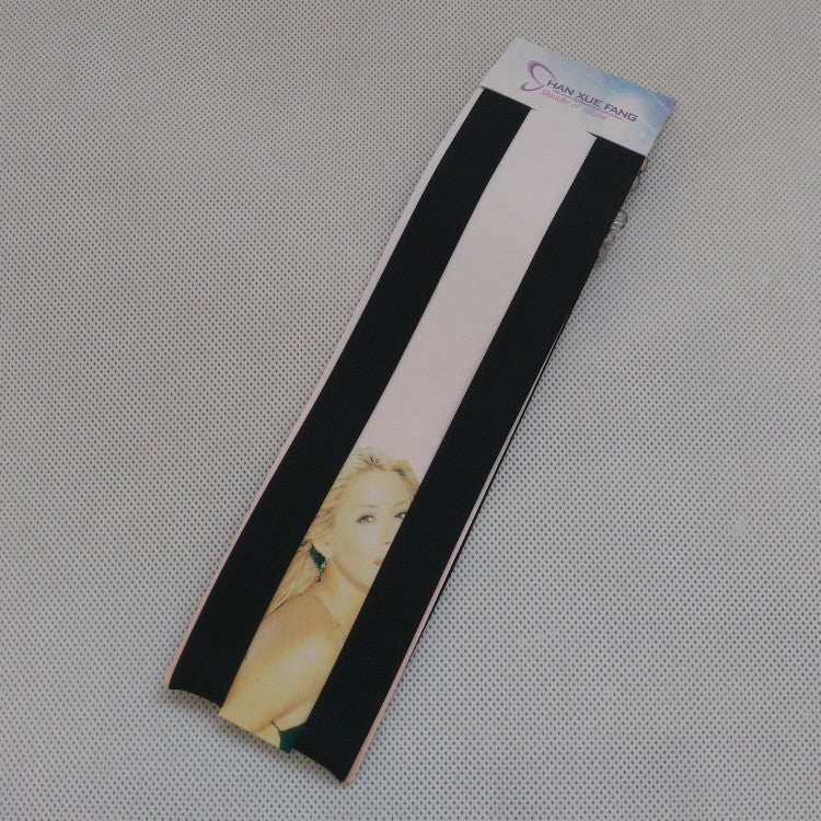 Korean Fashion Asymmetric Xingyue Earrings with Colorful Elastic Silicone Straps