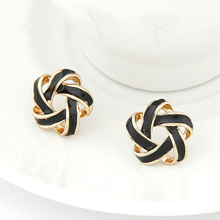 Korean Style Alloy Yarn Ball Sweet Earrings