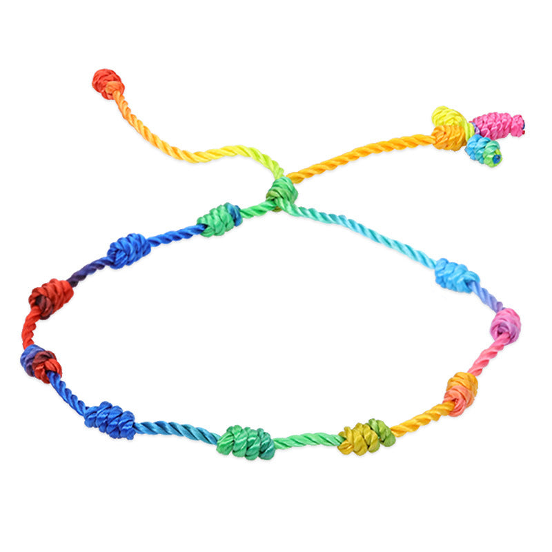 Simple Silk Thread Braided Friendship Bracelet for All Ages