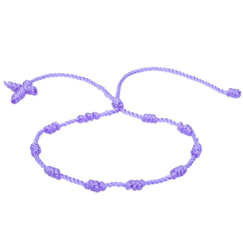 Simple Silk Thread Braided Friendship Bracelet for All Ages