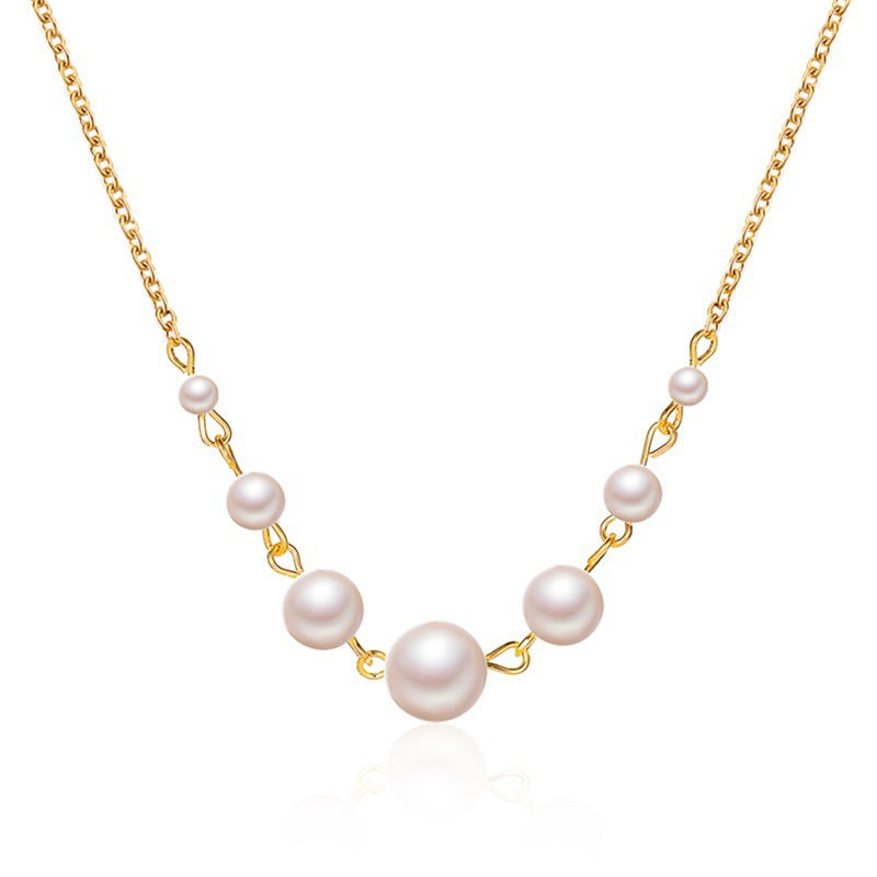 Fashion Simple Pearl Choker Necklace - Minimalist Trendy Design