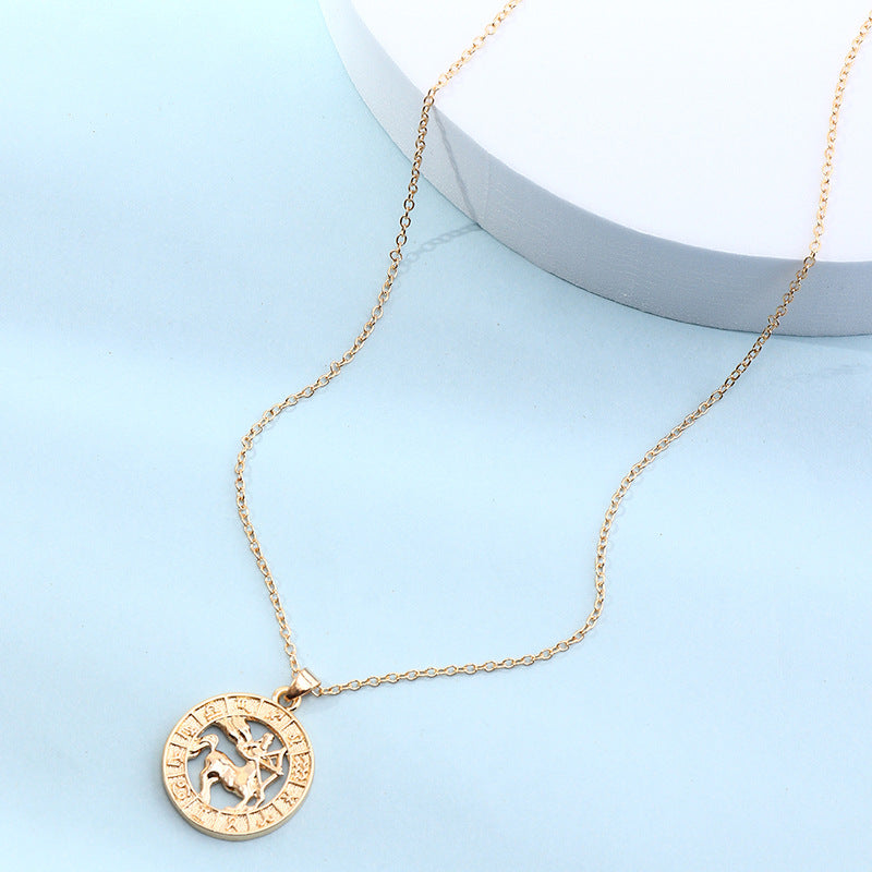 Zodiac Symbol Necklace for Men and Women - Constellation Pendant Gift Chain