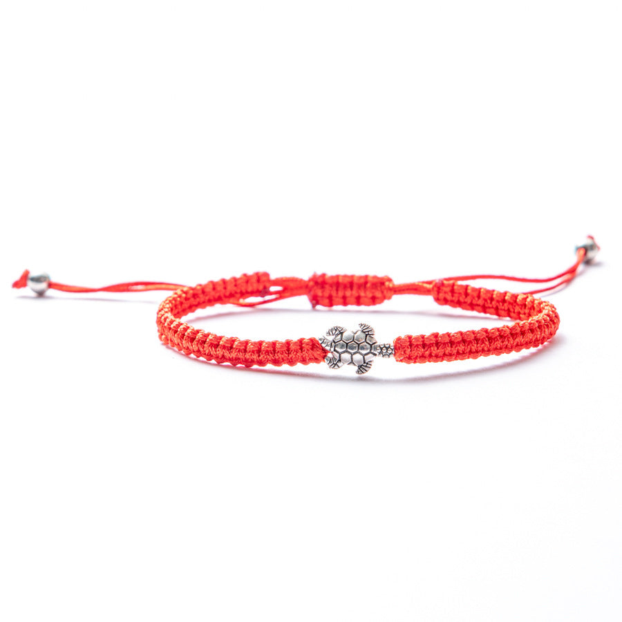 Ethnic Evil Eye Palm Cotton Thread Braided Unisex Bracelet