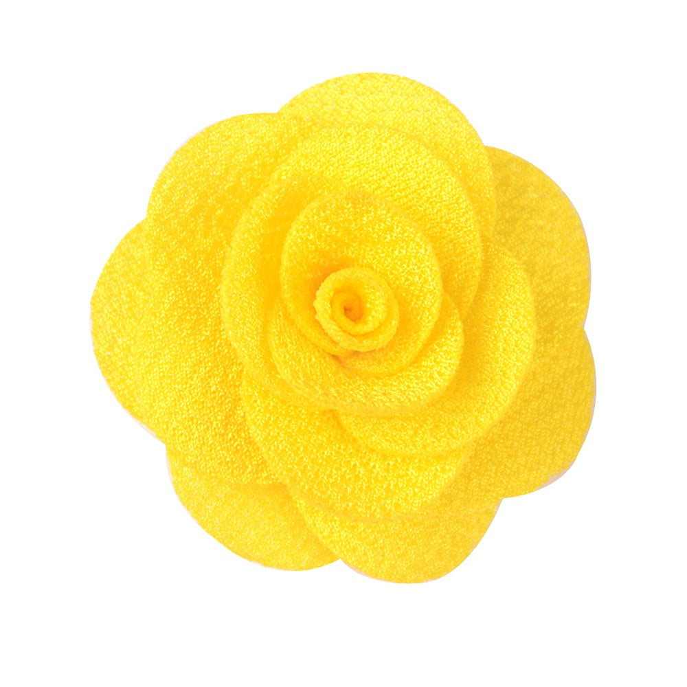New Fashion Pastoral Rose Pearl Fabric Earrings and DIY Floral Accessories for Women