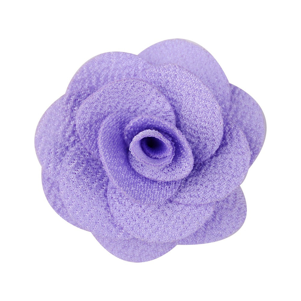 New Fashion Pastoral Rose Pearl Fabric Earrings and DIY Floral Accessories for Women