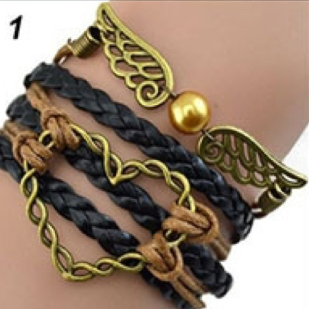 Fashion Animal Heart Shape Alloy Hollow Out Unisex Multi-Layer Friendship Bracelet