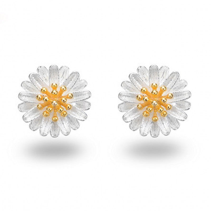 Fashion Heart Shape Zircon Stud Earrings with 925 Silver Needle