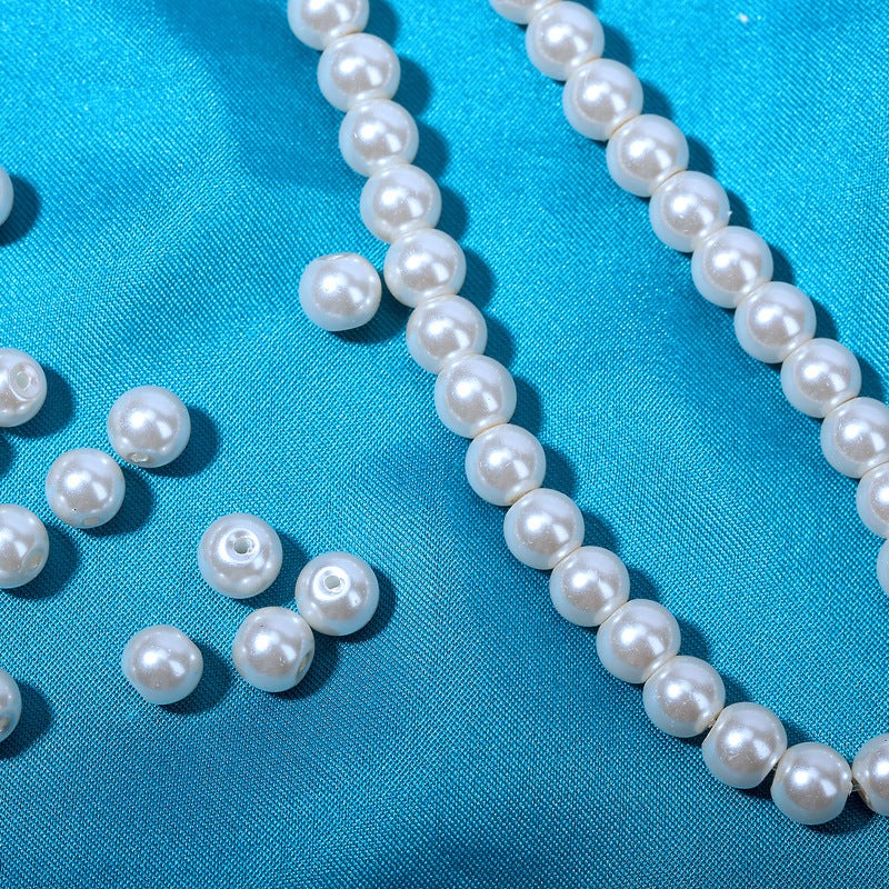 Retro Pearl Chain Necklace with High-Quality Faux Pearls