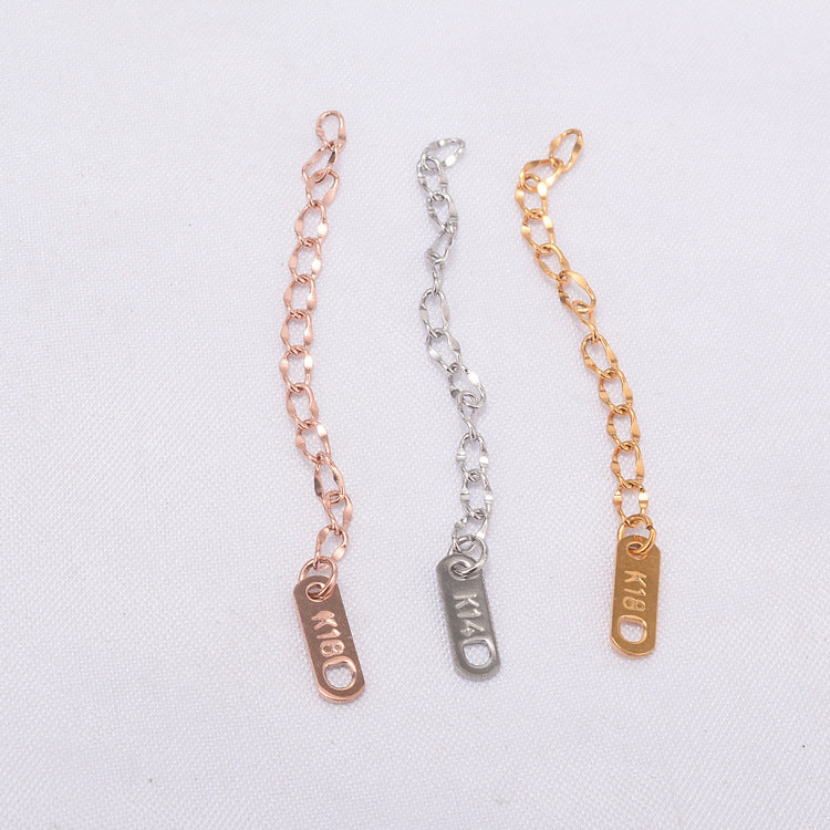 Fashion Geometric Titanium Steel Necklace with Extension Chain Accessories