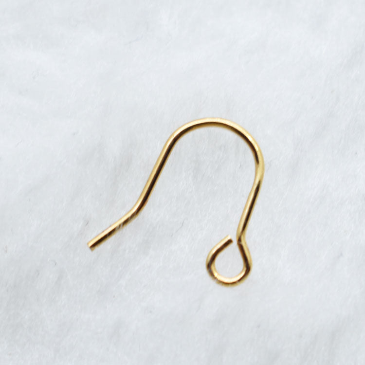 1 Piece Copper Irregular Geometric Hook Earring Findings in Gold/Silver