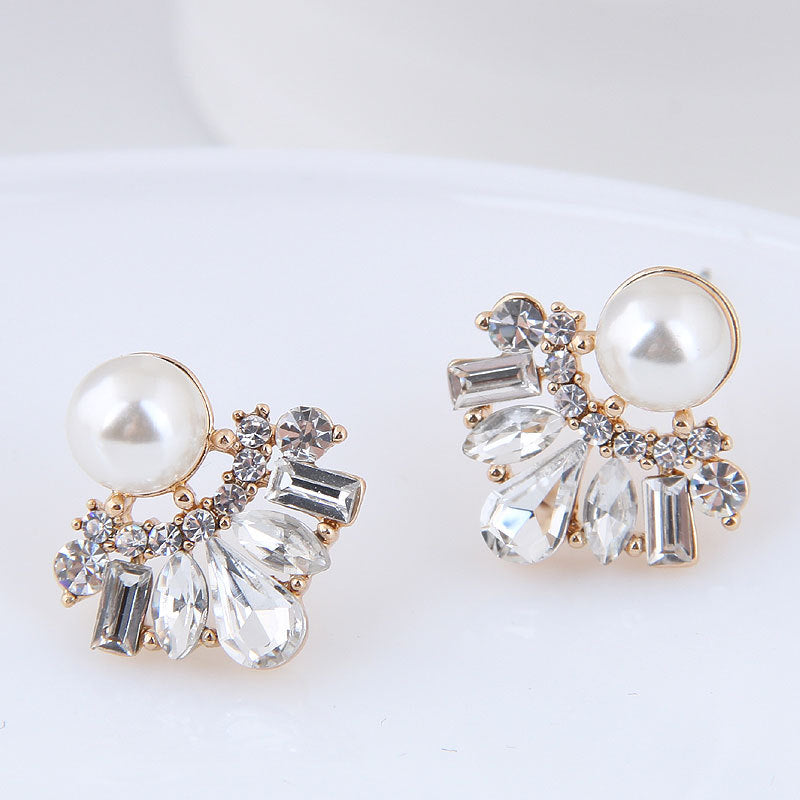 Korean Fashion Sweet Gemstone Earrings