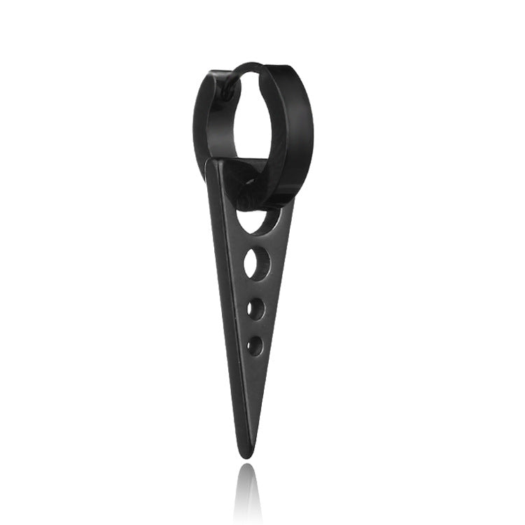 Fashion Geometric Titanium Steel Triangle Ear Clip
