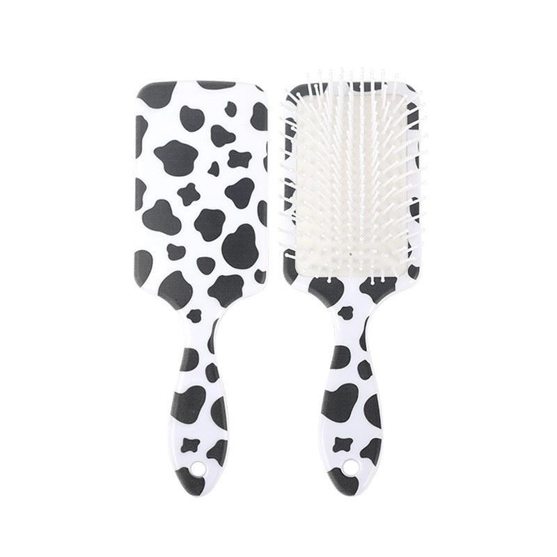 Casual Color Block Hair Comb - European Style Massage Air Cushion for Curly and Smooth Hair
