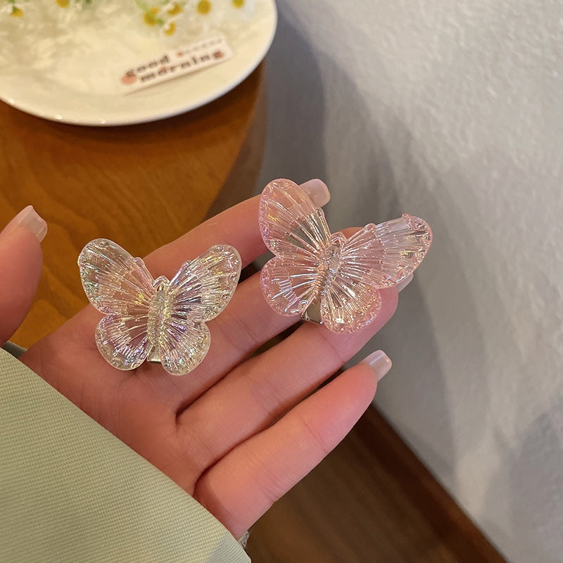 Cute Acrylic Butterfly Hair Clip for Women