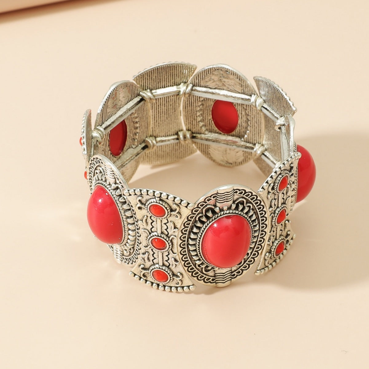 Bohemian Geometric Alloy Turquoise Women's Bangle Bracelet
