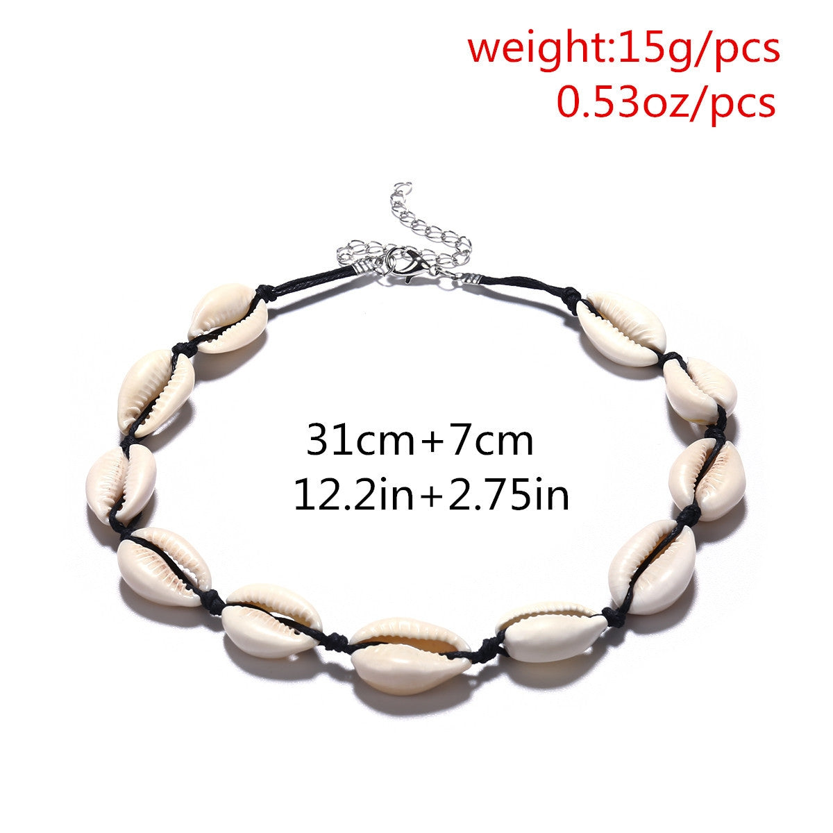 Ethnic Geometric Alloy Shell Handmade Choker Necklace