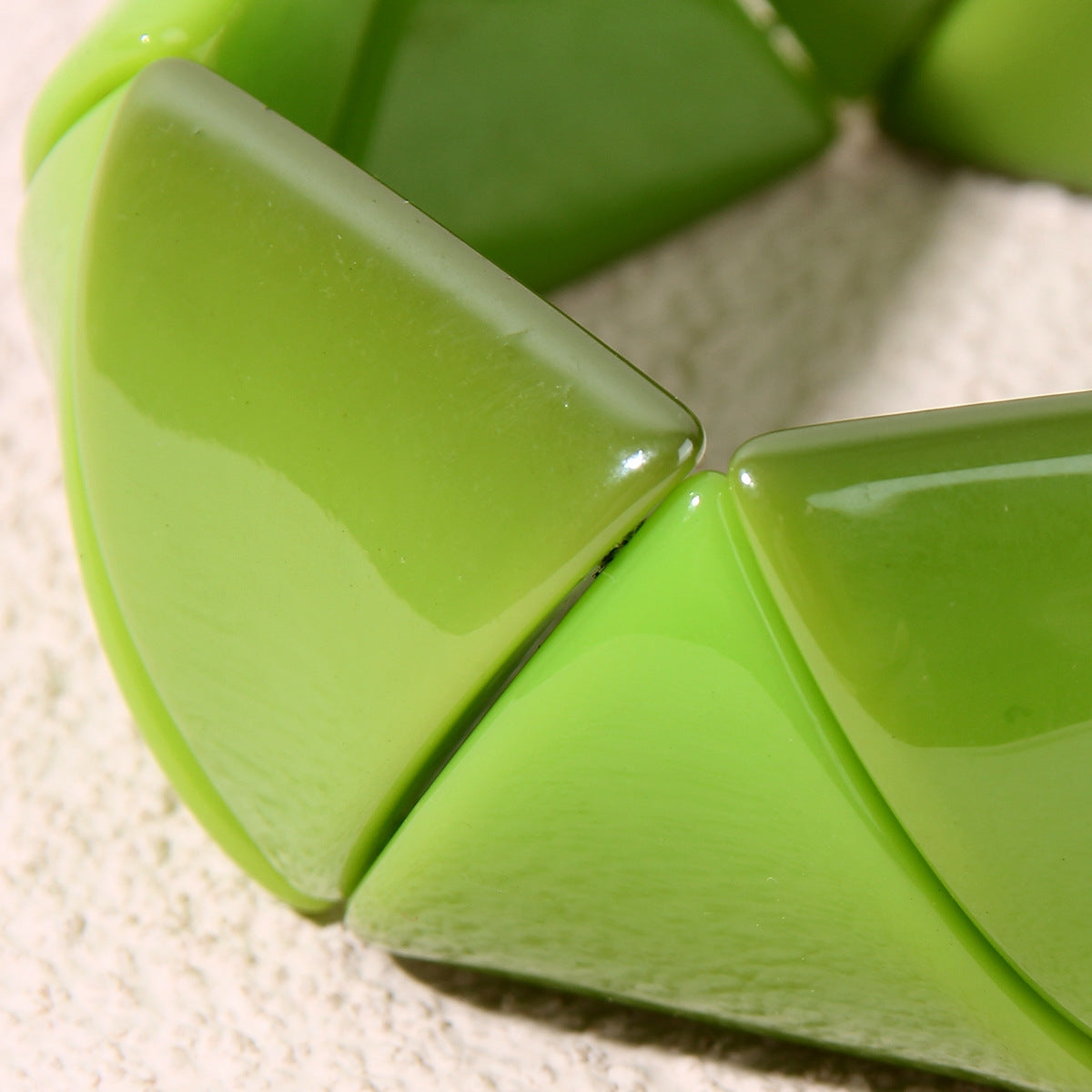 Exaggerated Geometric Triangle Acrylic Women's Bracelet
