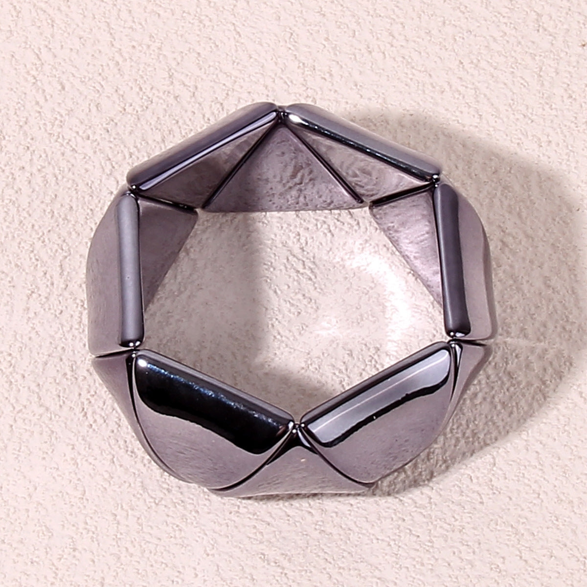 Exaggerated Geometric Triangle Acrylic Women's Bracelet