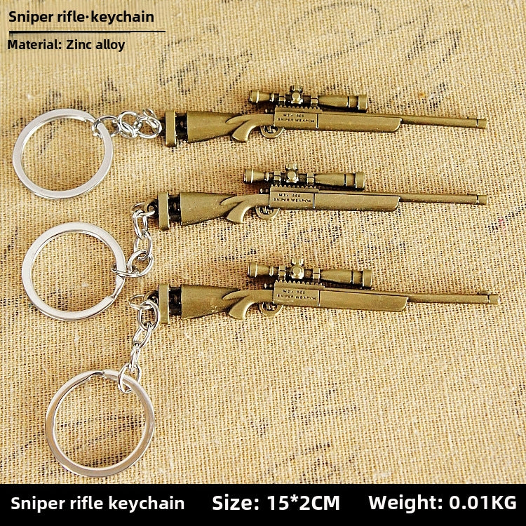 Metal Simulation Shell Pistol Tank Aircraft Keychain with Yellow Crane Tower Souvenir Design