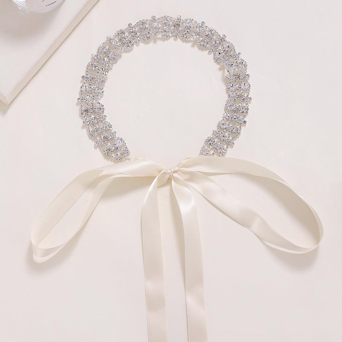 Fairy Style Solid Color Alloy Plated Women's Belt with Rhinestone Embellishment