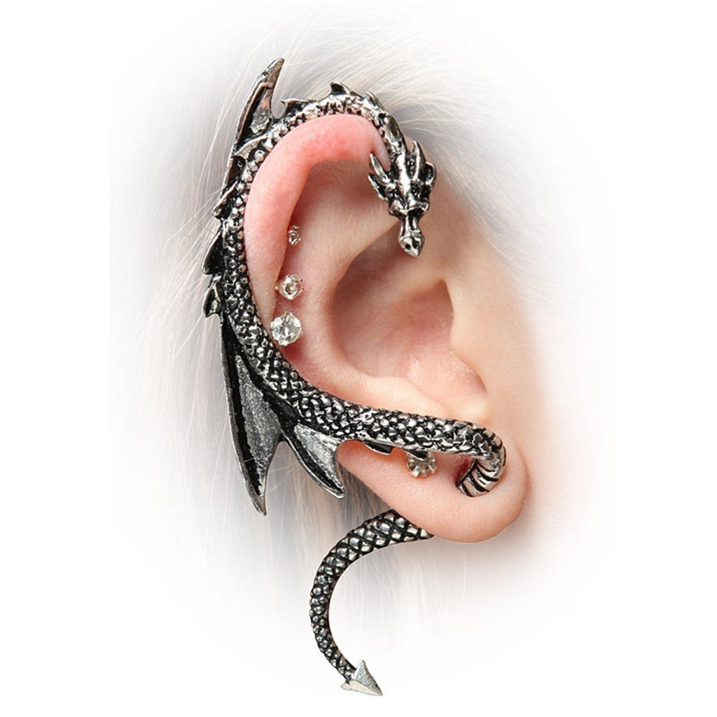 Fashion Punk Oriental Dragon Ear Cuff for Women