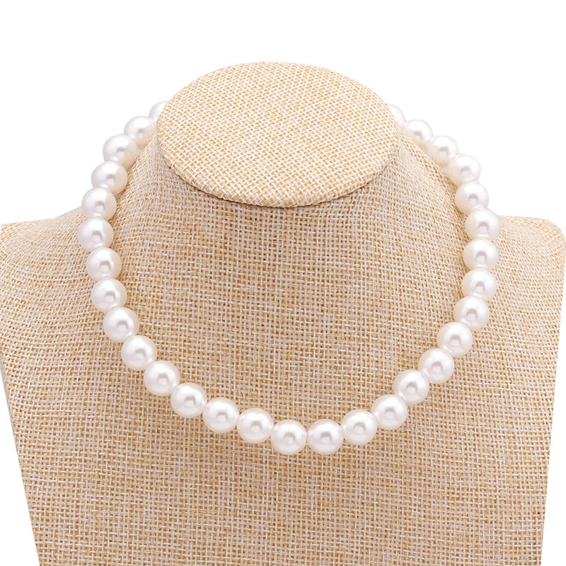 Fashion Minimalist Pearl Pendant Necklace for Women