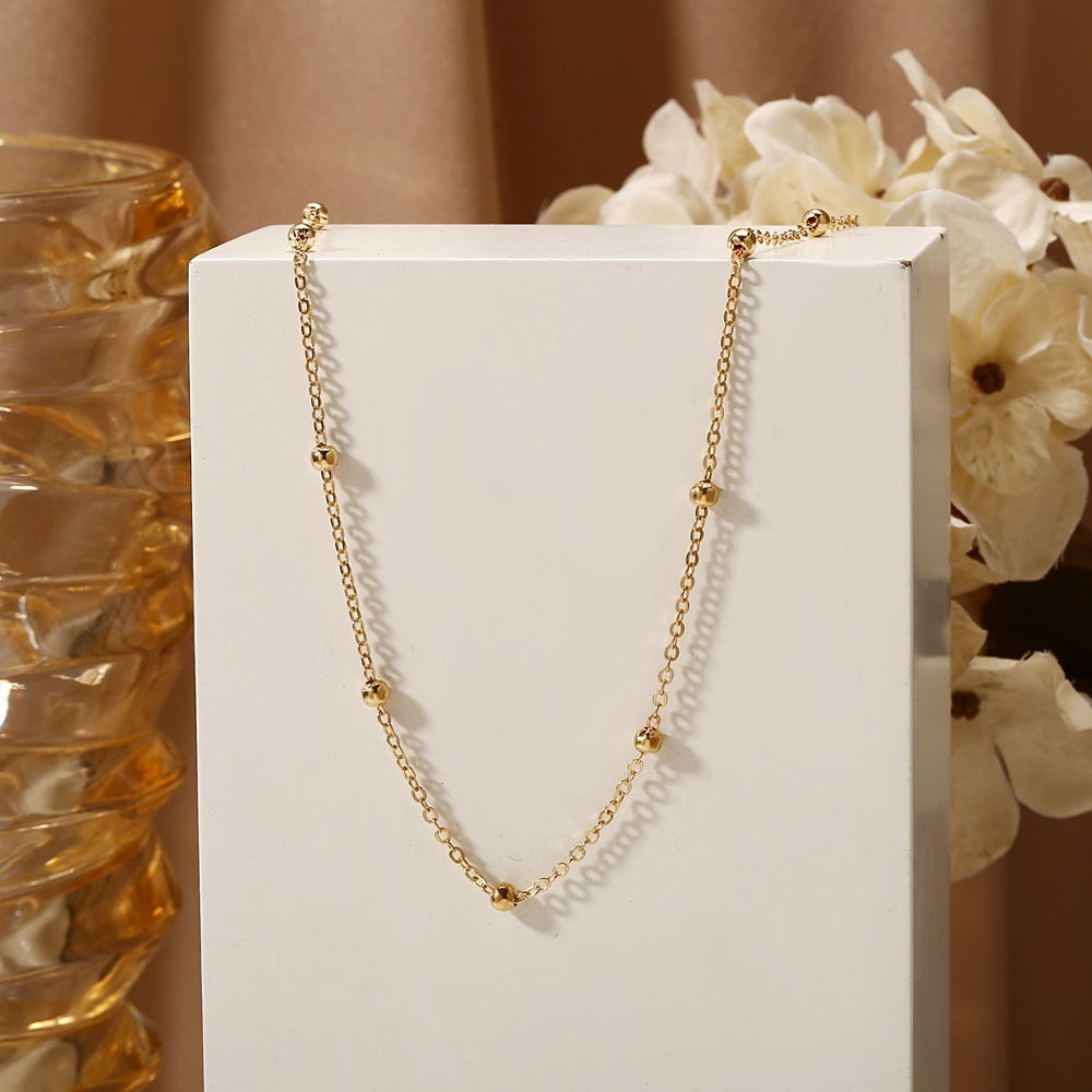 Fashion Rhinestone Moon Star Pendant Layered Alloy Necklace
