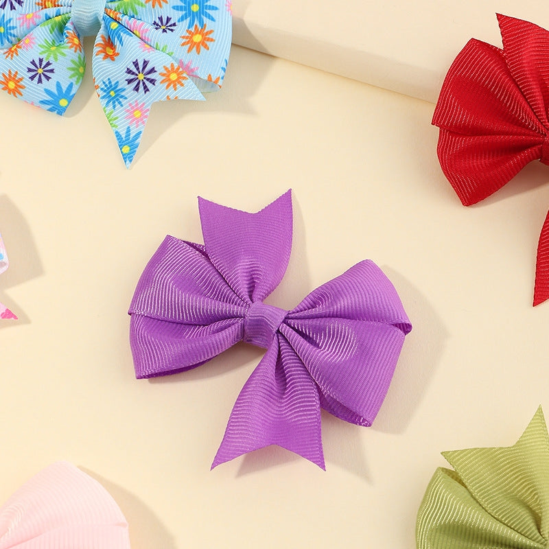 Korean Style Polka Dot Fruit Bow Children's Hairpin Clip