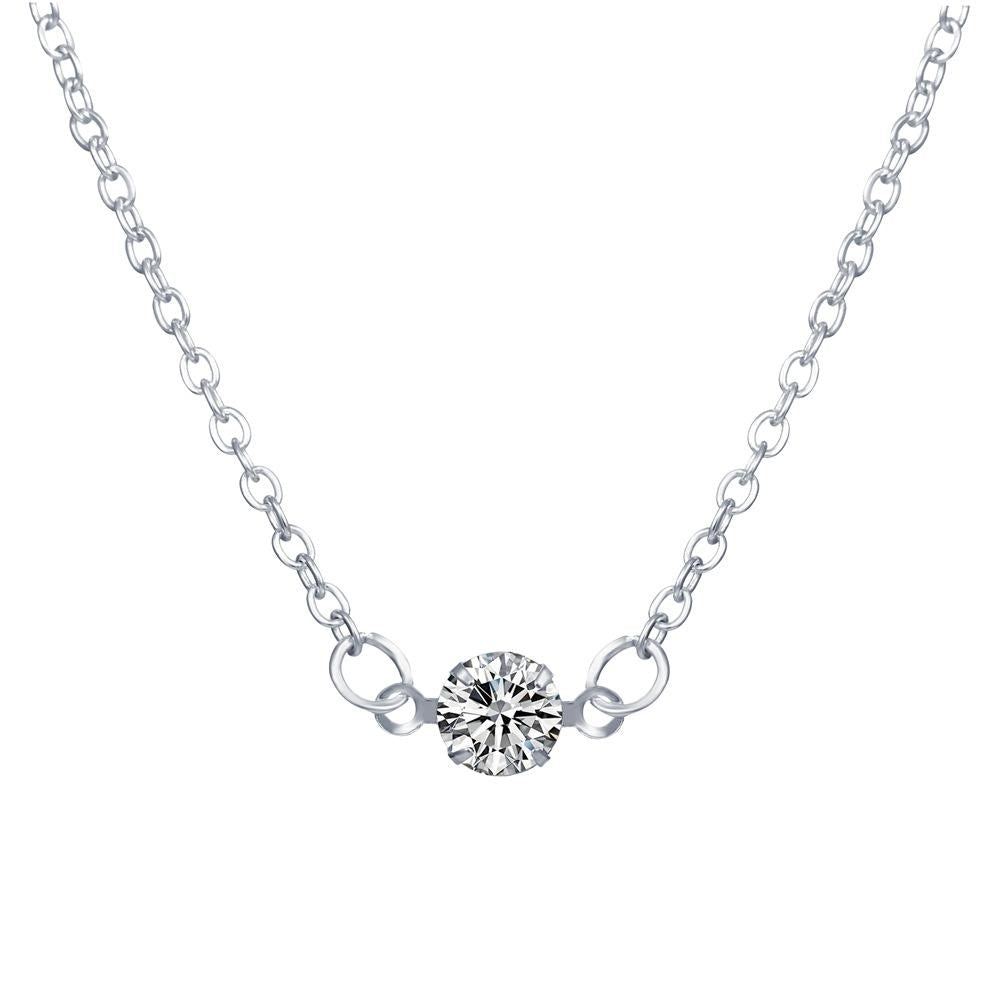 Retro Minimalist Diamond Choker Necklace