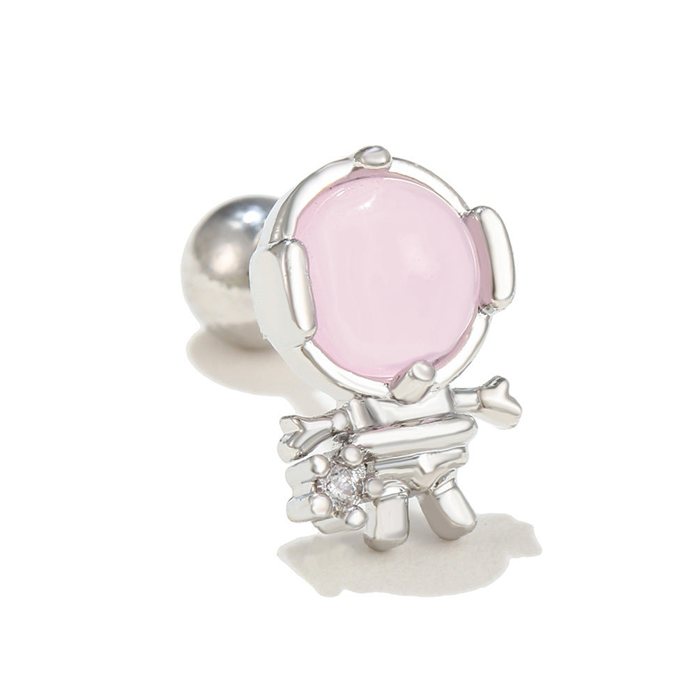 Creative Space Element UFO Screw Piercing Earrings