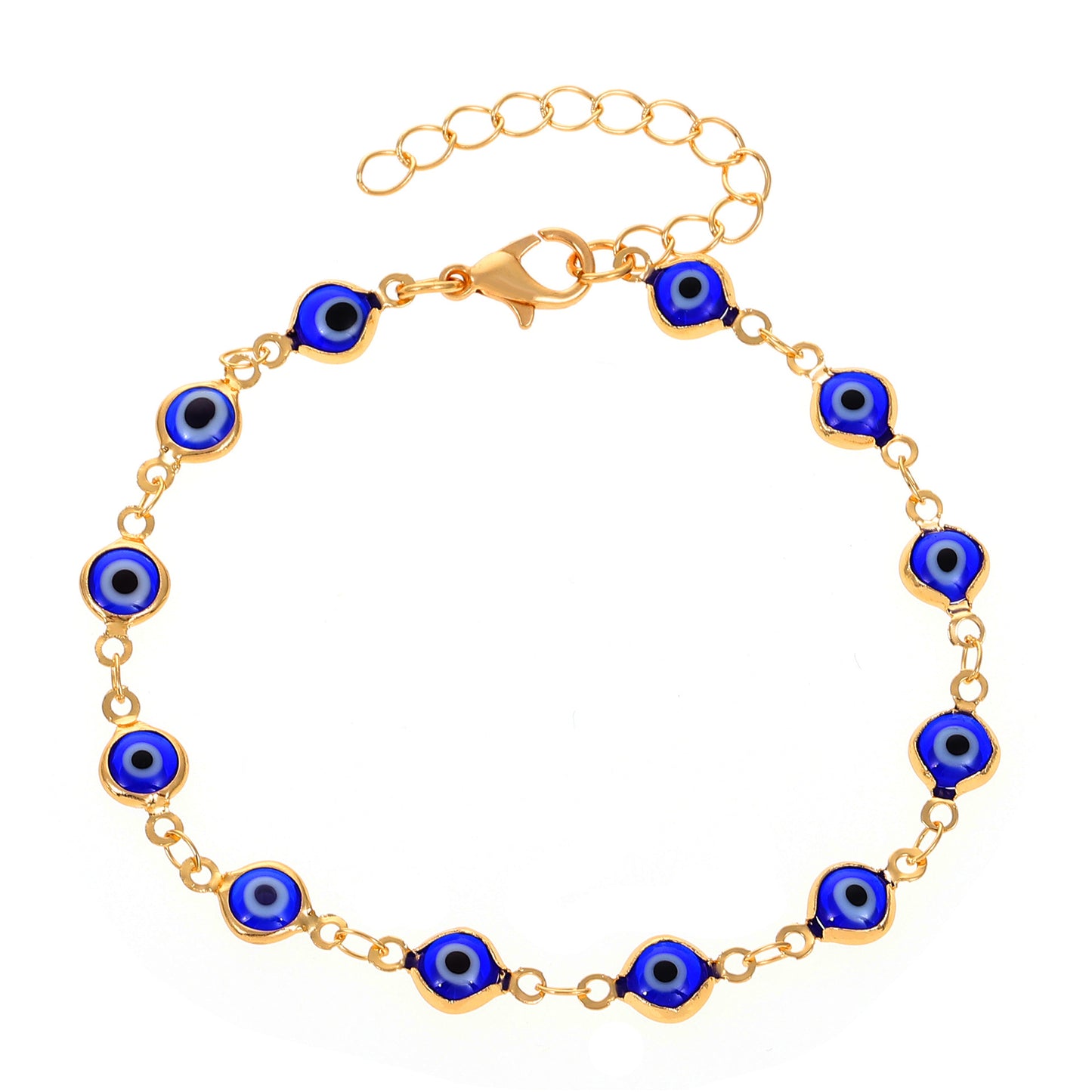 Fashion Evil Eye Enamel Alloy Women's Bracelet