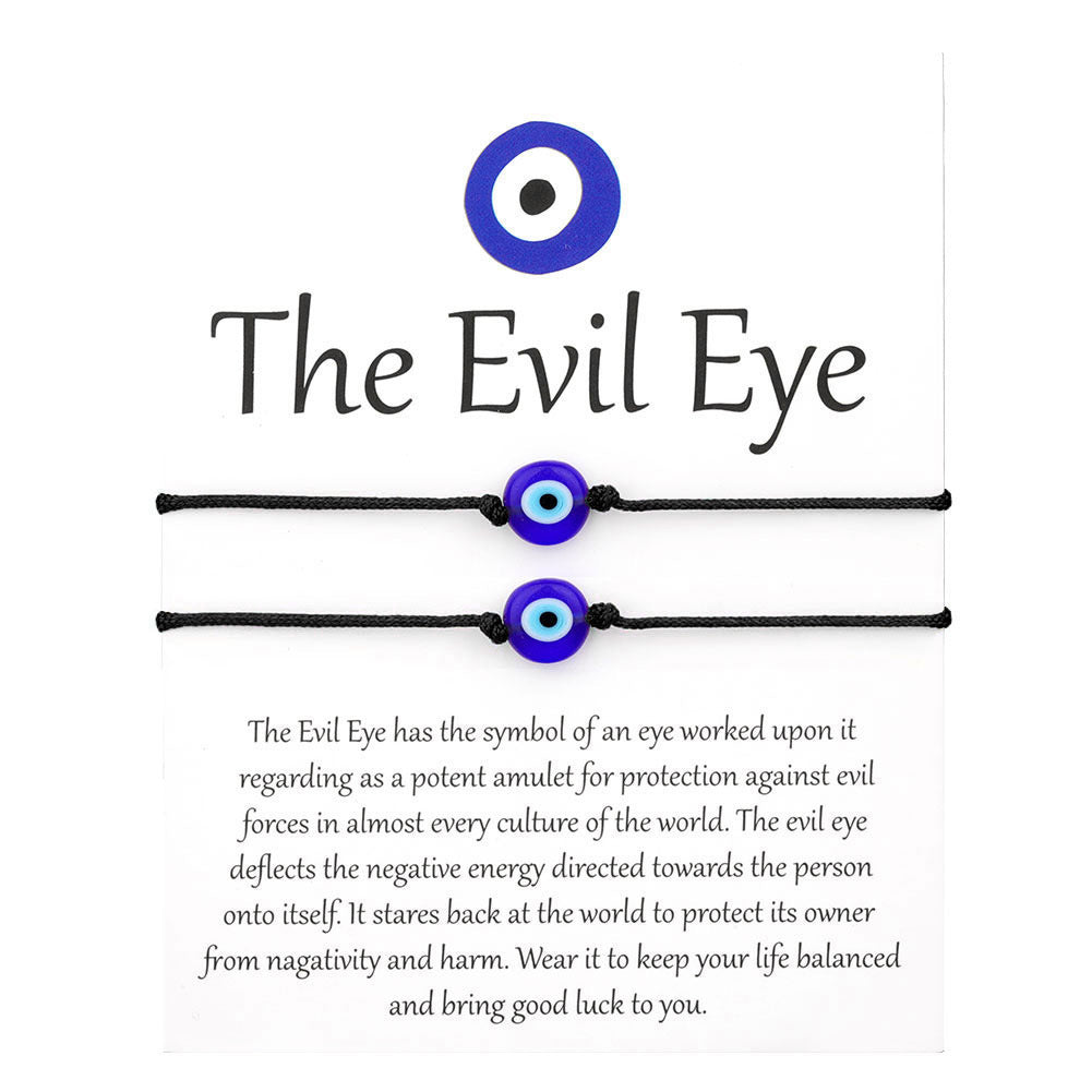 Evil Eye Red String Unisex Bracelet - Turkish Inspired Woven Design