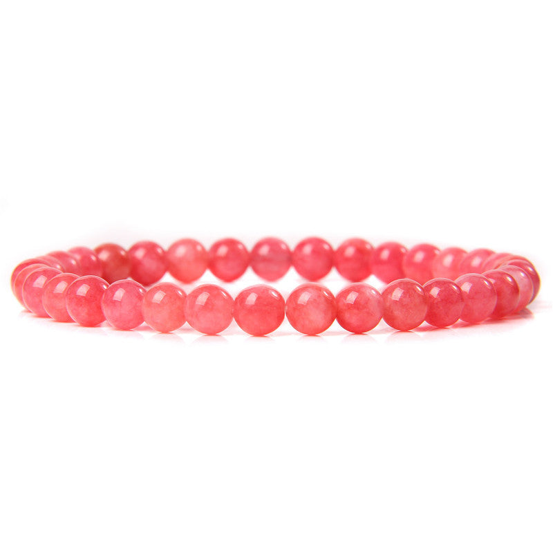 Fashion Natural Stone Crystal Agate Beaded Bracelet for Women