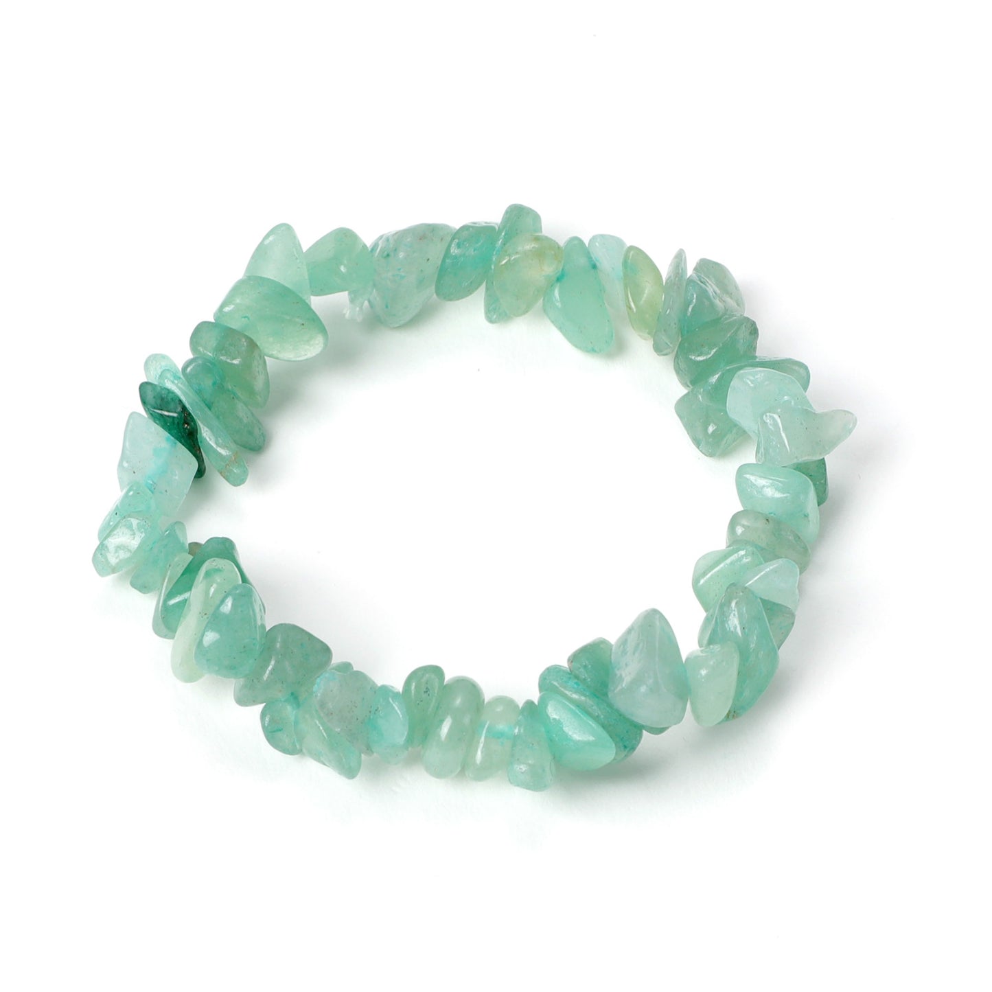 Irregular Stone Beaded Bracelet with Multicolor Natural Crystal Beads