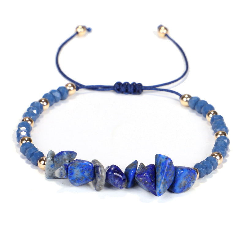 Bohemian Handmade Natural Stone Beaded Bracelet for Women